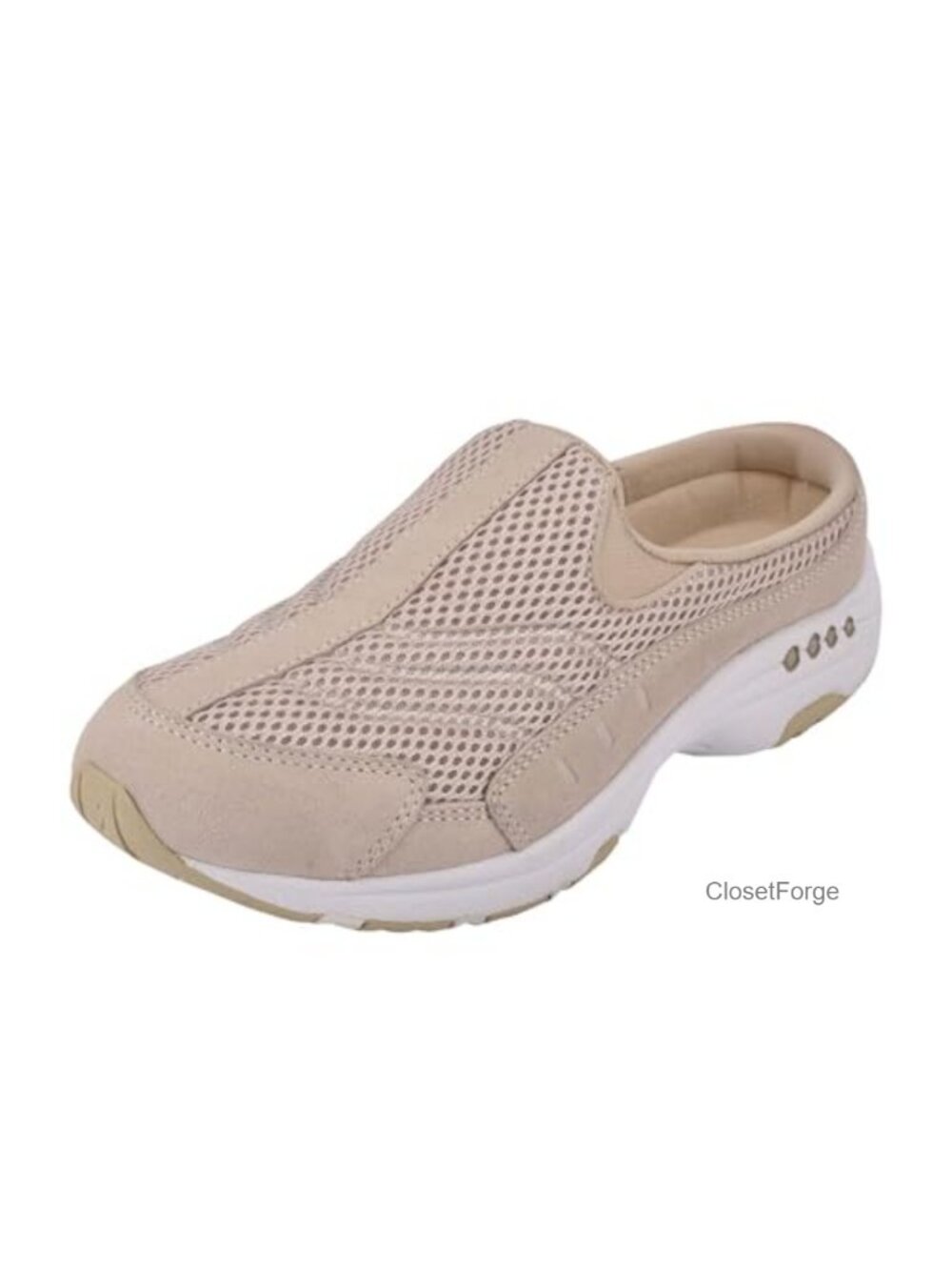 Easy Spirit Traveltime Mule Suede Slip-On Comfort Walking Shoe
